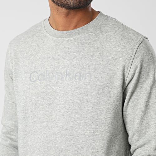 Sweat Crewneck Réfléchissant GMS2W305 Gris Chiné