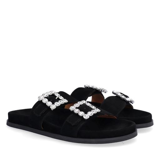 Billi Bi A7140 Sandaler, Black Suede, 36