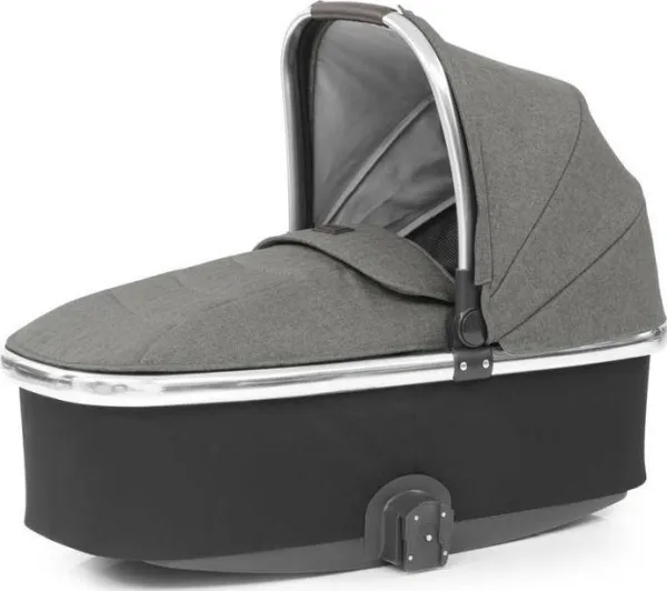 Babystyle Baby Style Oyster 3 - barnevognsvugge | grå med sølvfarvede detaljer
