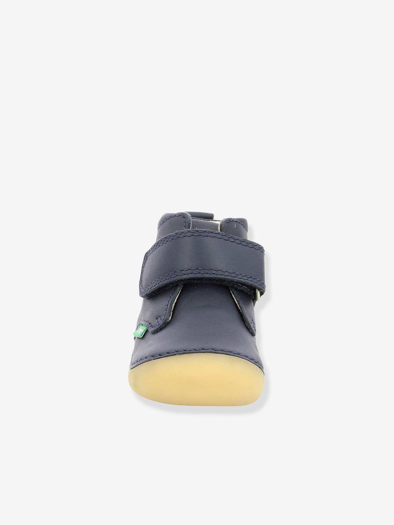 Sabio KICKERS® Botinhas de Couro para Bebê Primeiros Passos Tinta
