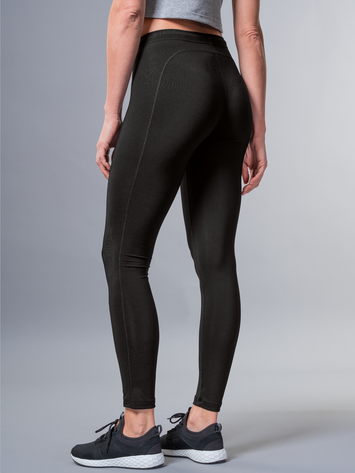 Sportleggings mit praktischer Tasche Schwarz