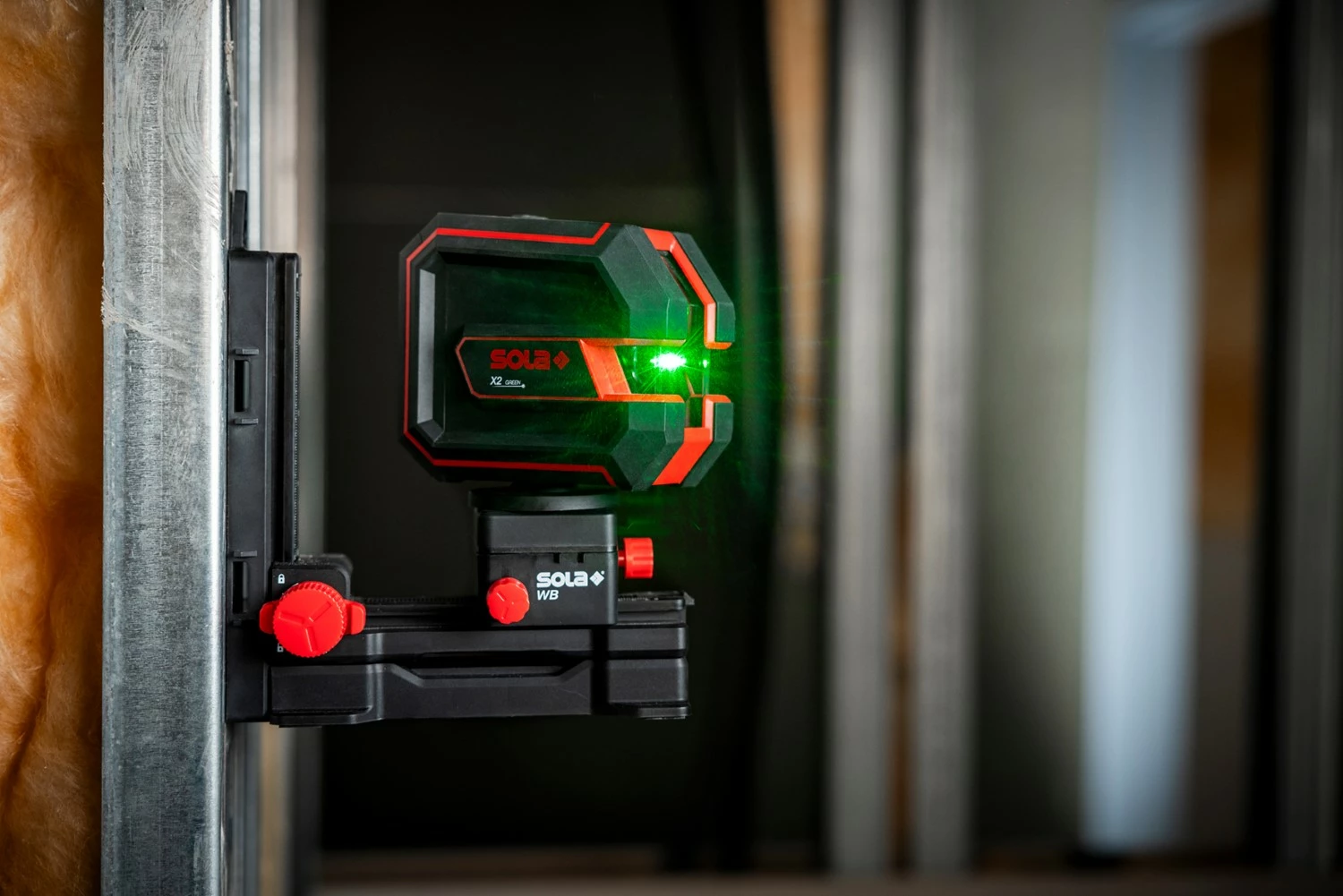 Sola Kruislijnlaser X2 Green in tas - groen - 30m - 2 lijnen - IP54