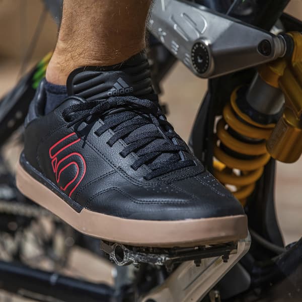 Chaussure VTT plate FIVE TEN SLEUTH DLX CORE BLACK/SCARLET/GUM M2 CORE BLACK/SCARLET/GUM