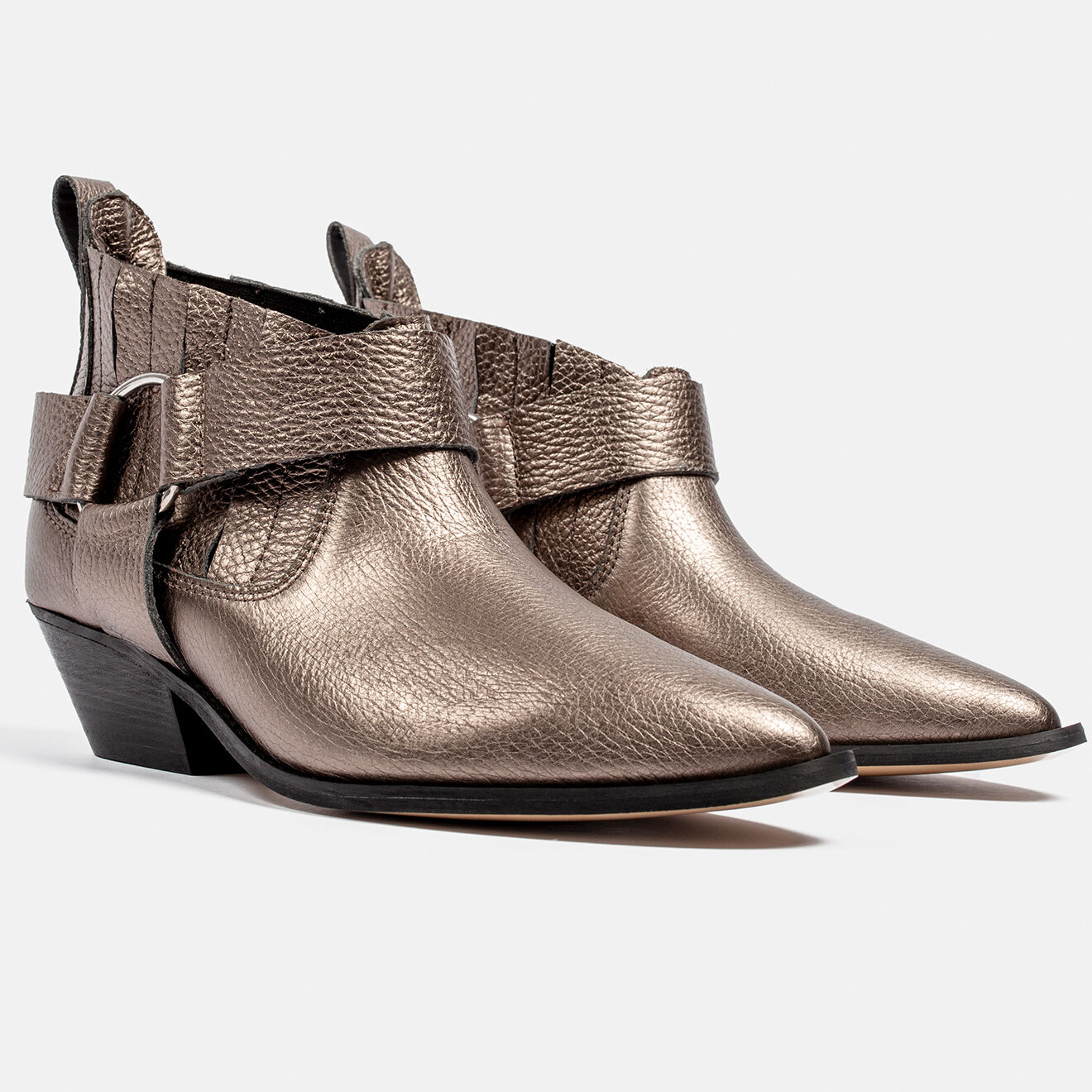 L37 Boots en Cuir Ain't The Same platine