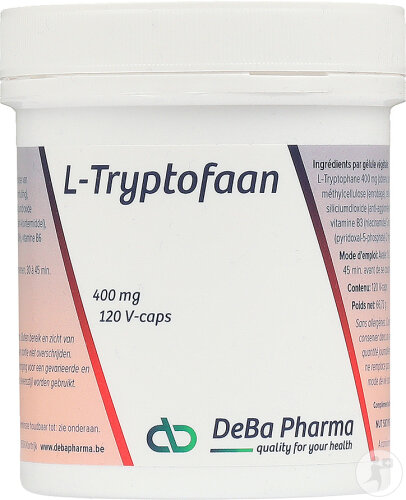 Deba L-Tryptophane 400mg Gélules Végétales 120