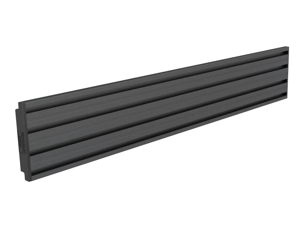 Multibrackets PRO Single AL rail - Komponenter til montering (monteringsskinne) - for videovæg - aluminium - sort