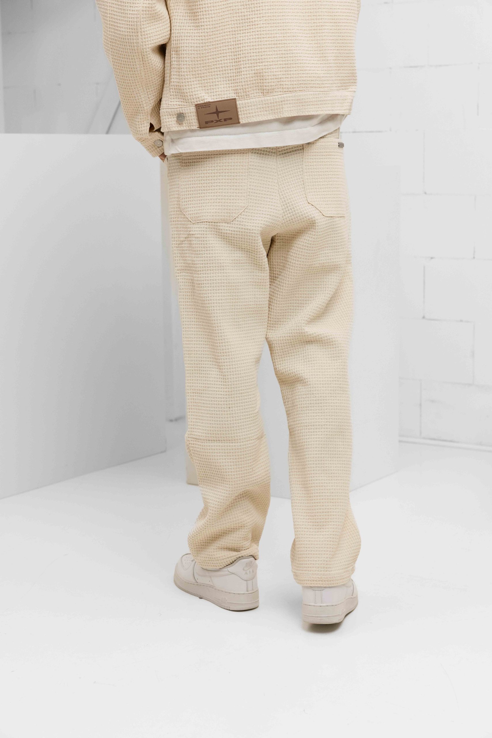Project X Paris Honeycomb Set Heren Beige