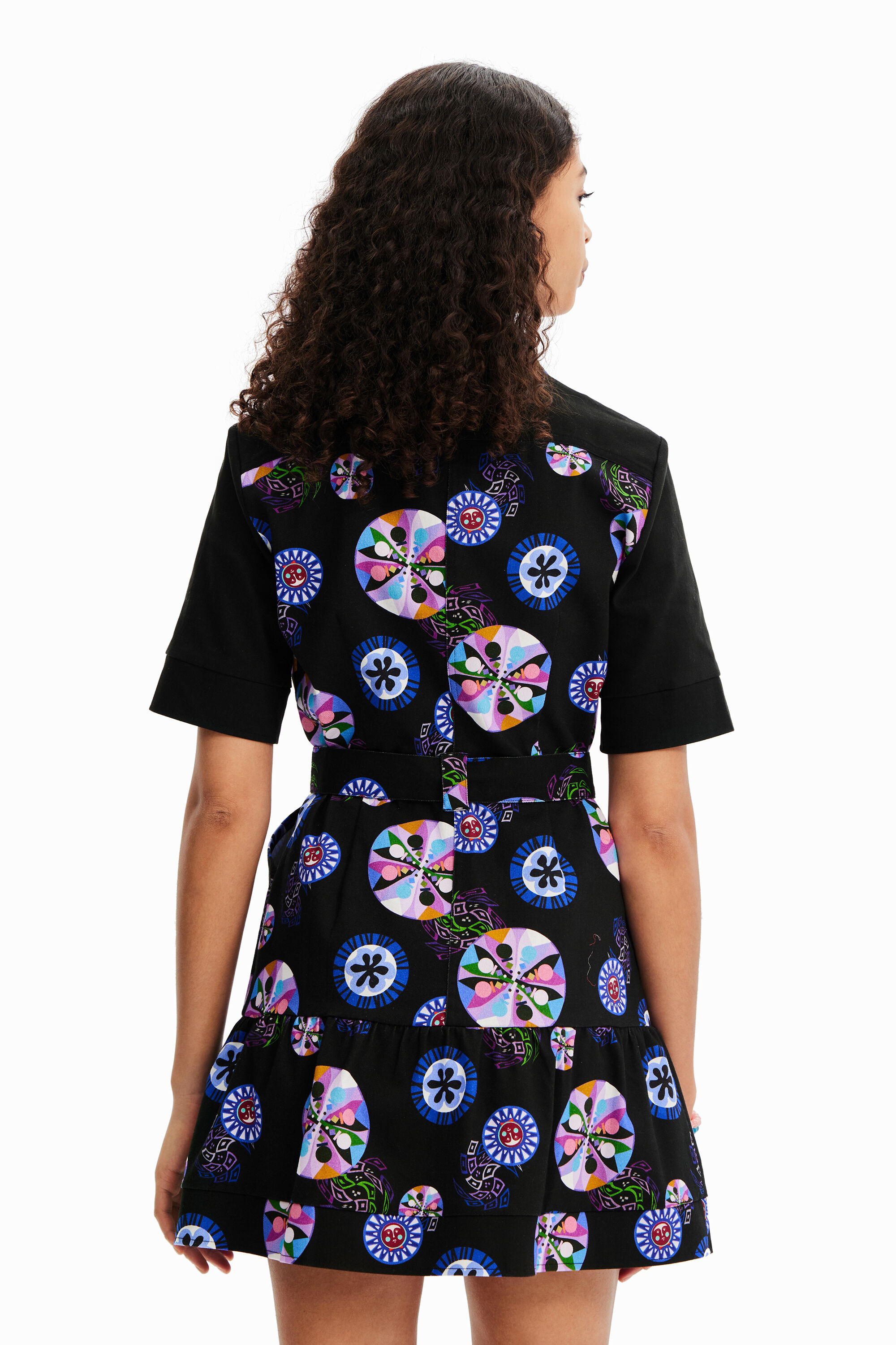 Robe chemise courte boules M. Christian Lacroix