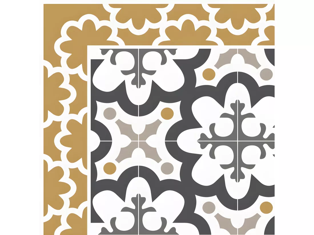Tapis Vinyle Médium bis l 50xL200cm - Cassandre - Vinyle