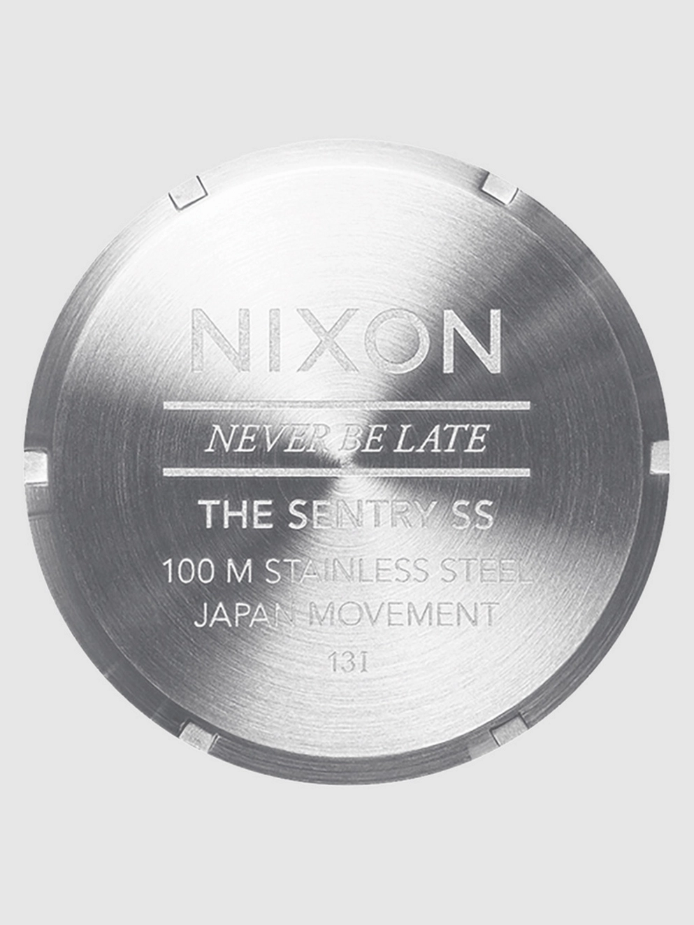 Nixon The Sentry Stainless Steel Watch fisheye/silver/polar blue