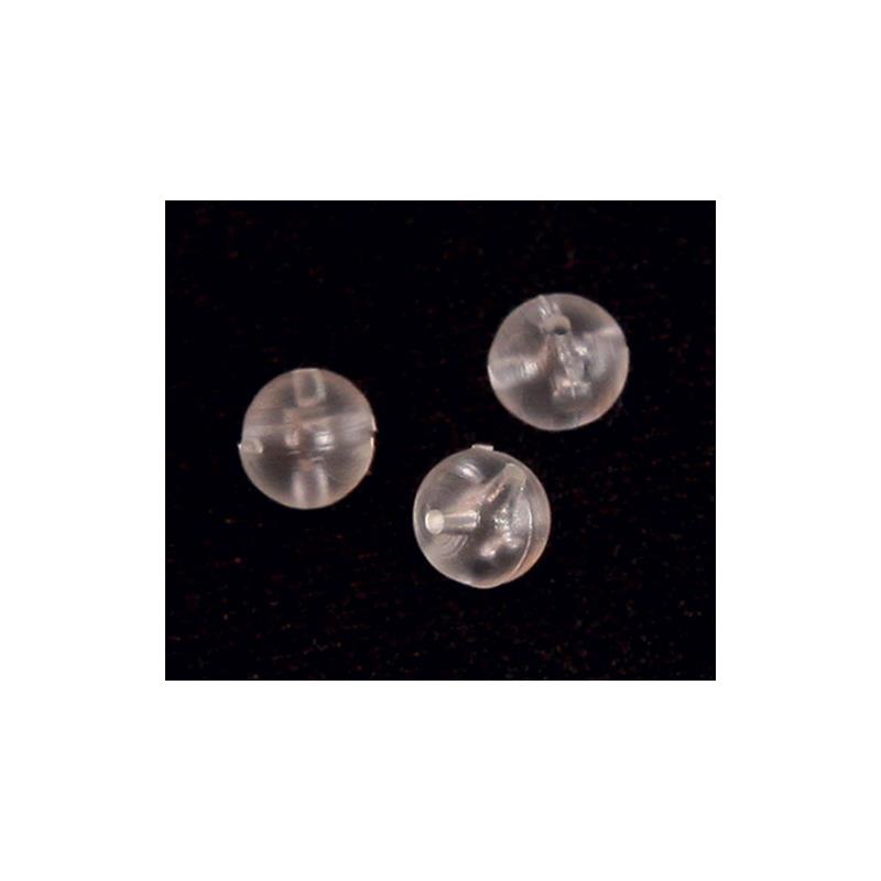 Perle Dure Vercelli Arrondies Transparentes Double Trou