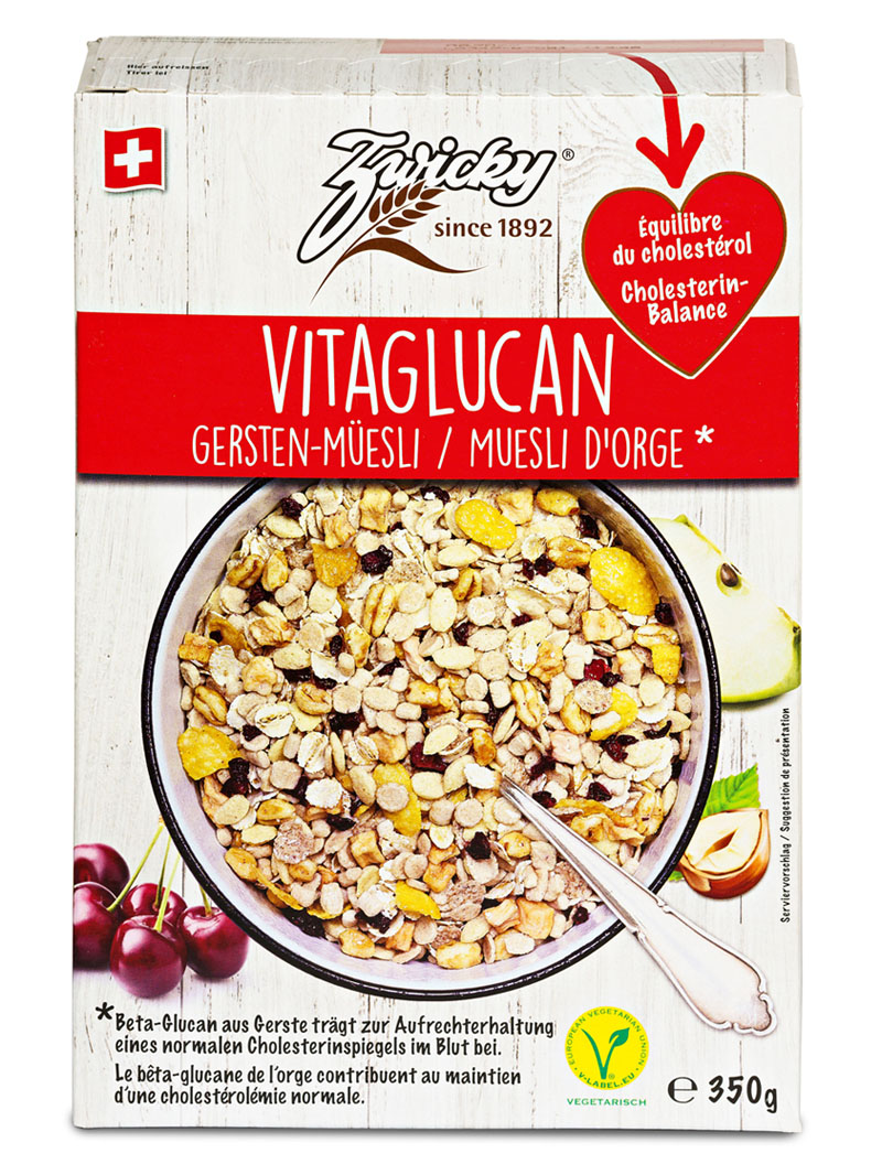 ZWICKY Vitaglucan Müesli<br>350 g, (neu)