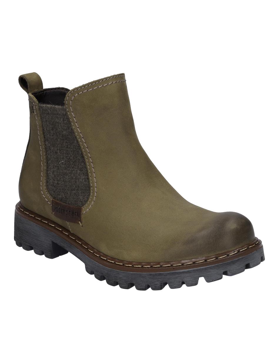 Stiefelette Marta 03, oliv-kombi