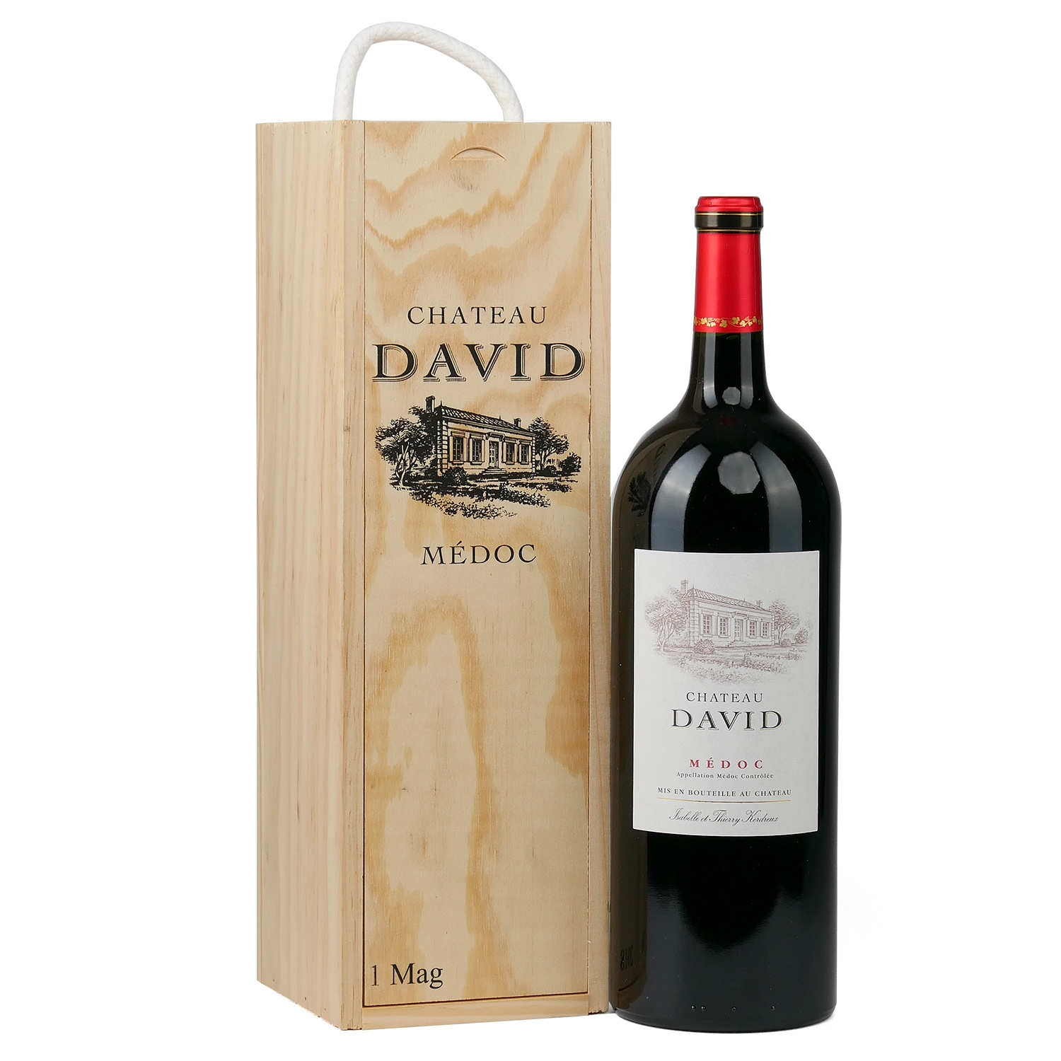 Château David -  Médoc - Magnum vin rouge - Château David Médoc