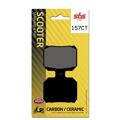 Plaquettes de freins SBS 157CT Organique Arrière