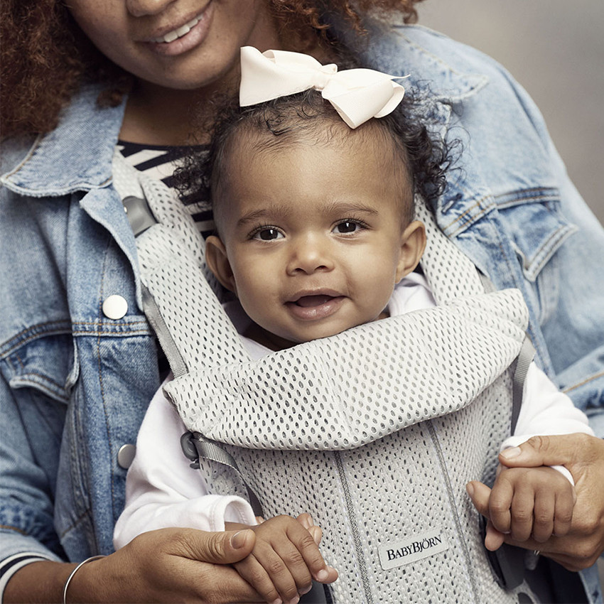 Porte-bébé One Air 3D Mesh - Argent