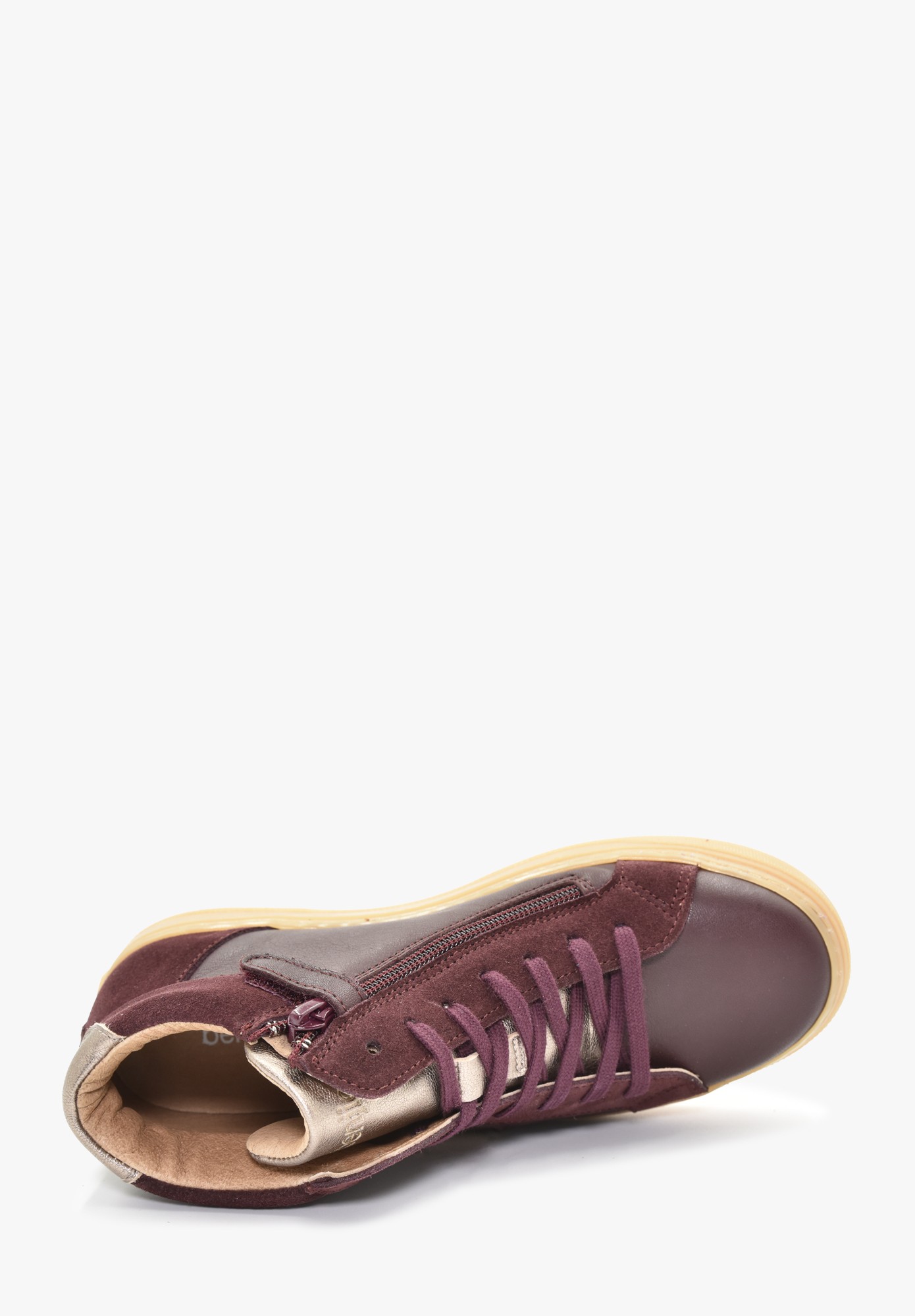 Laax cœur Lace   Junior Bordeaux Bronze