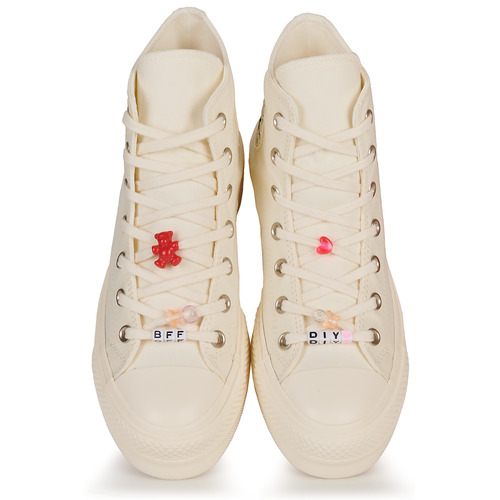 Converse - CHUCK TAYLOR ALL STAR LIFT-POP WORDS - Blanc