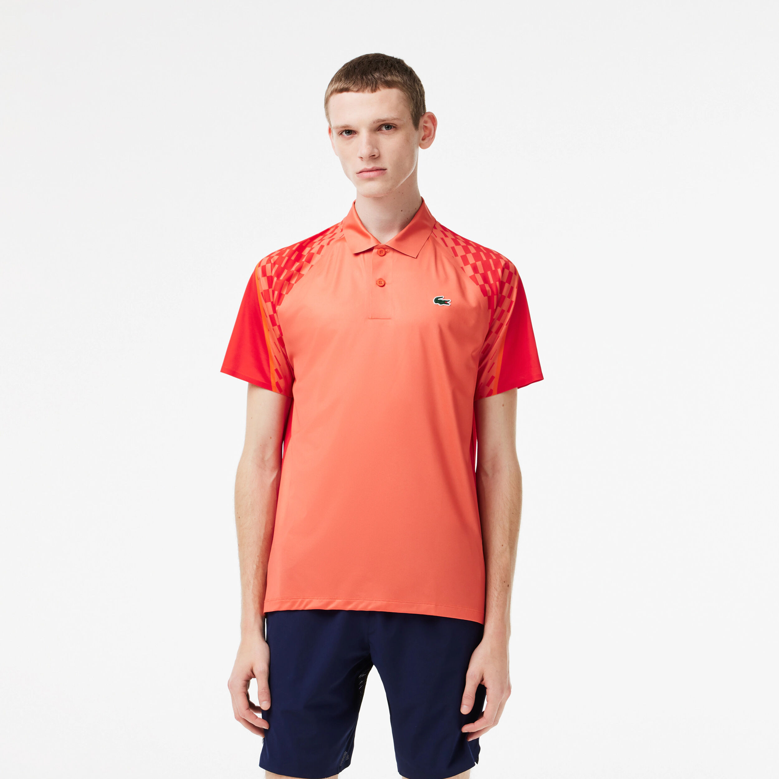 Lacoste Polo Hommes - Rouge , Blanc