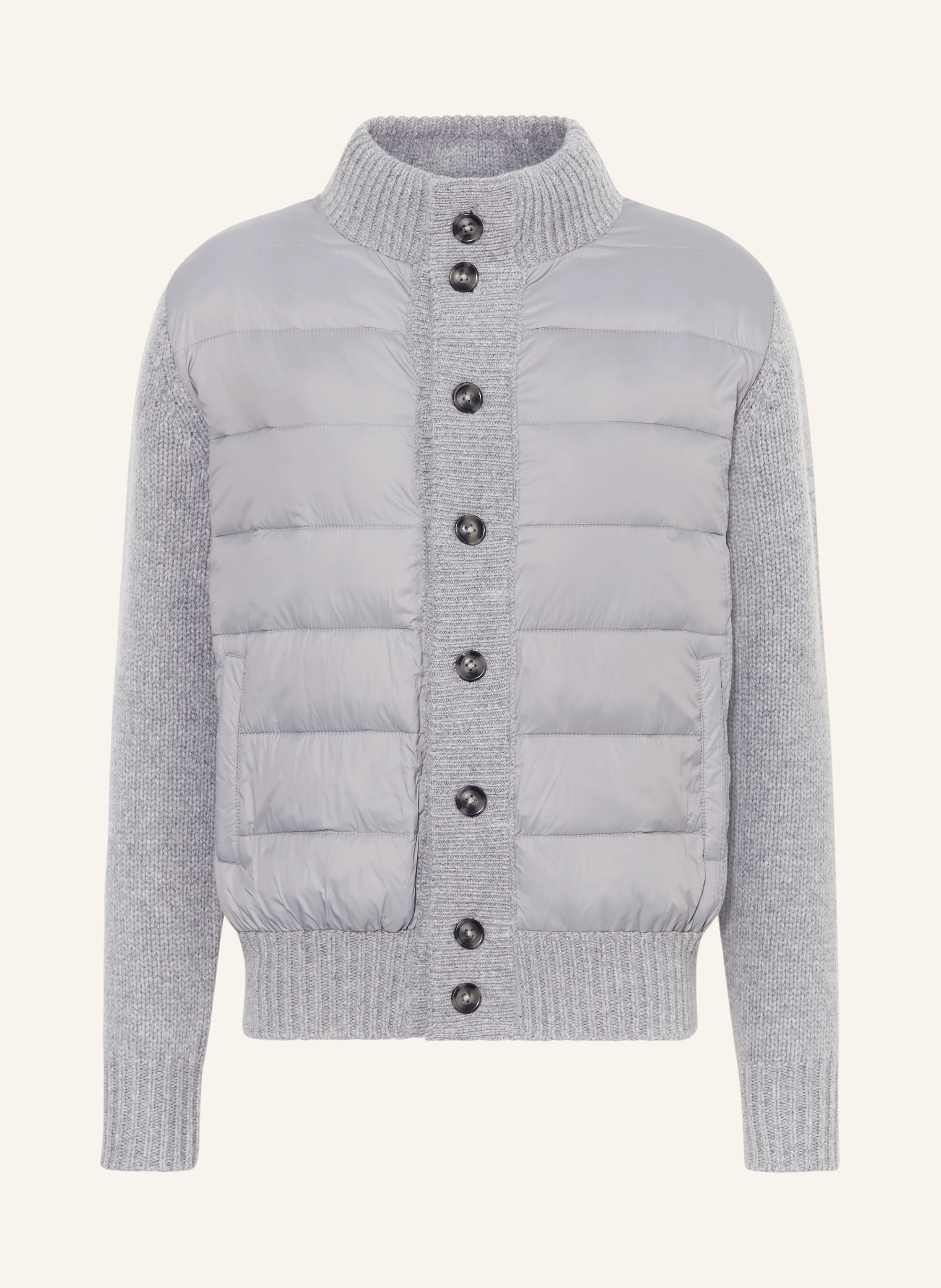 STROKESMAN'S Strickjacke im Materialmix