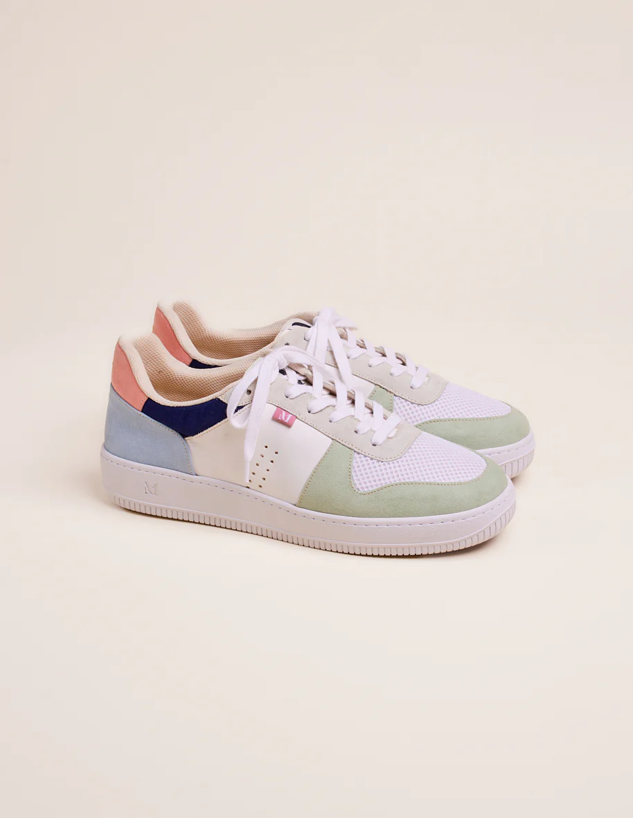 Baskets basses Maxence H - Sauge blanc