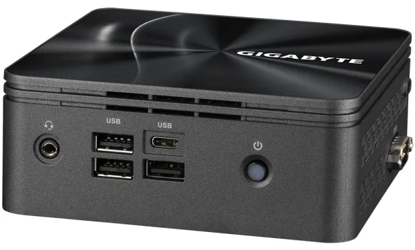 Gigabyte GB-BRR5H-4500, UCFF, Mini PC barebone, DDR4-SDRAM, M.2, PCI Express, Serial ATA III, Wi-Fi 6 (802.11ax), 90 W