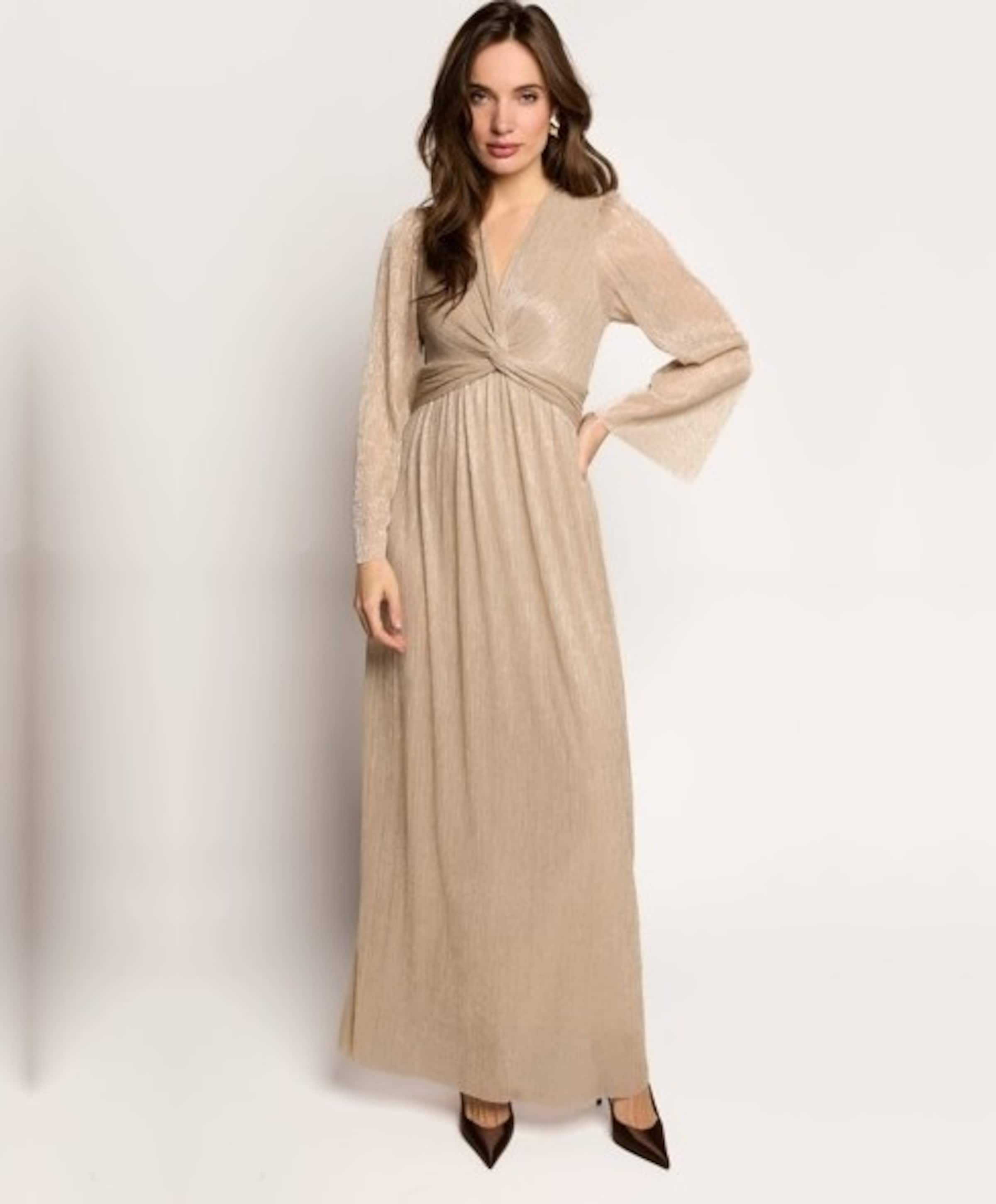 Freebird Festive Dames jurk beige