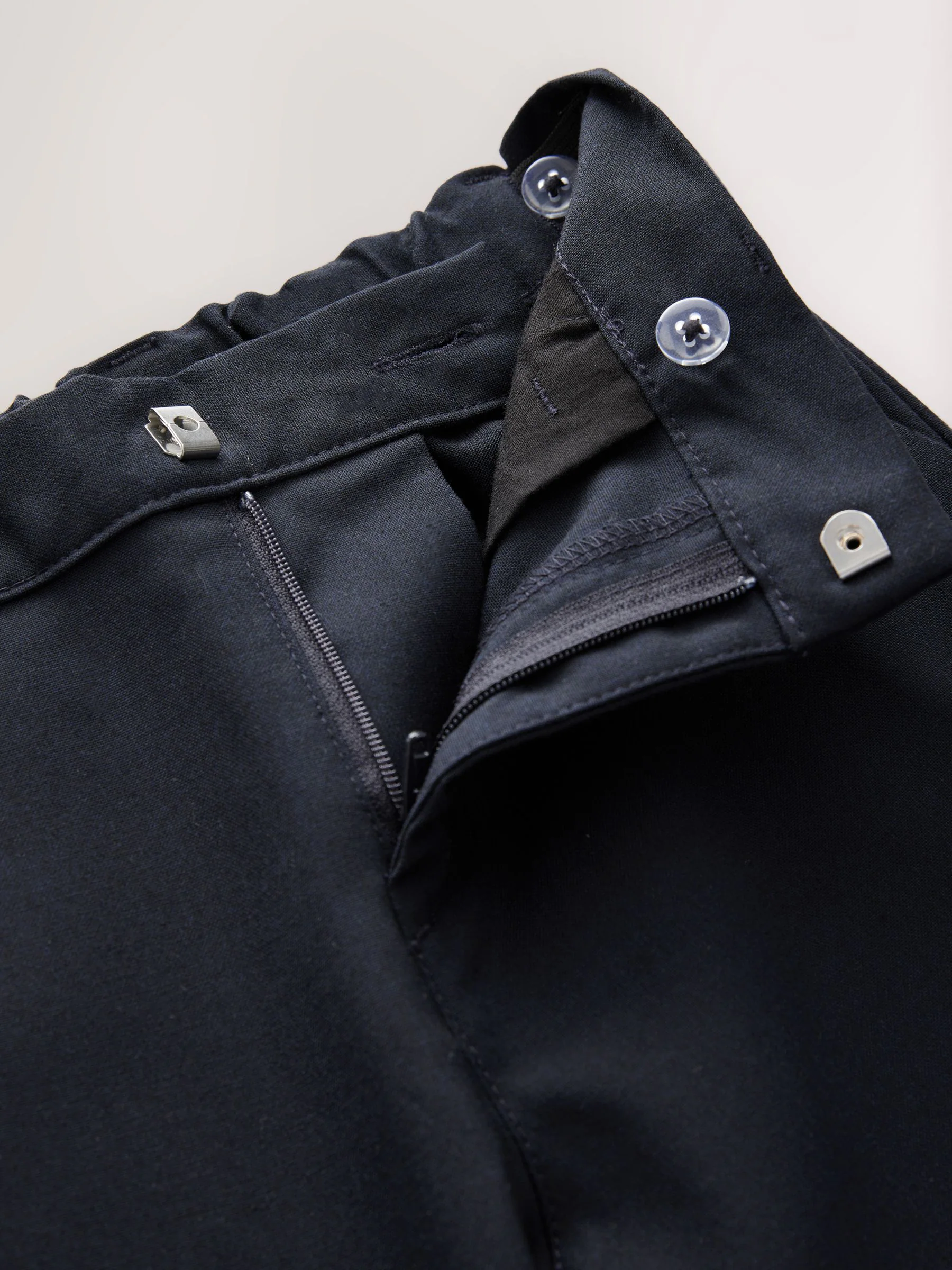 Marineblauw - Formele skinny schoolbroek met stretch (3-17 jr)