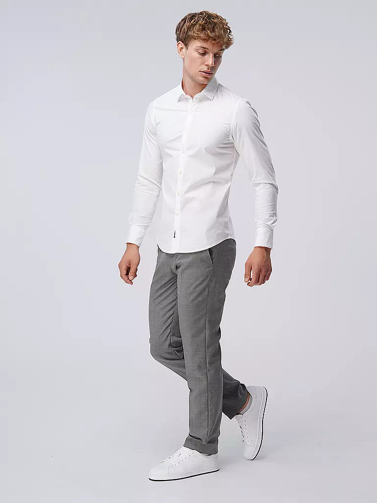 REPLAY Hemd Slim Fit weiss