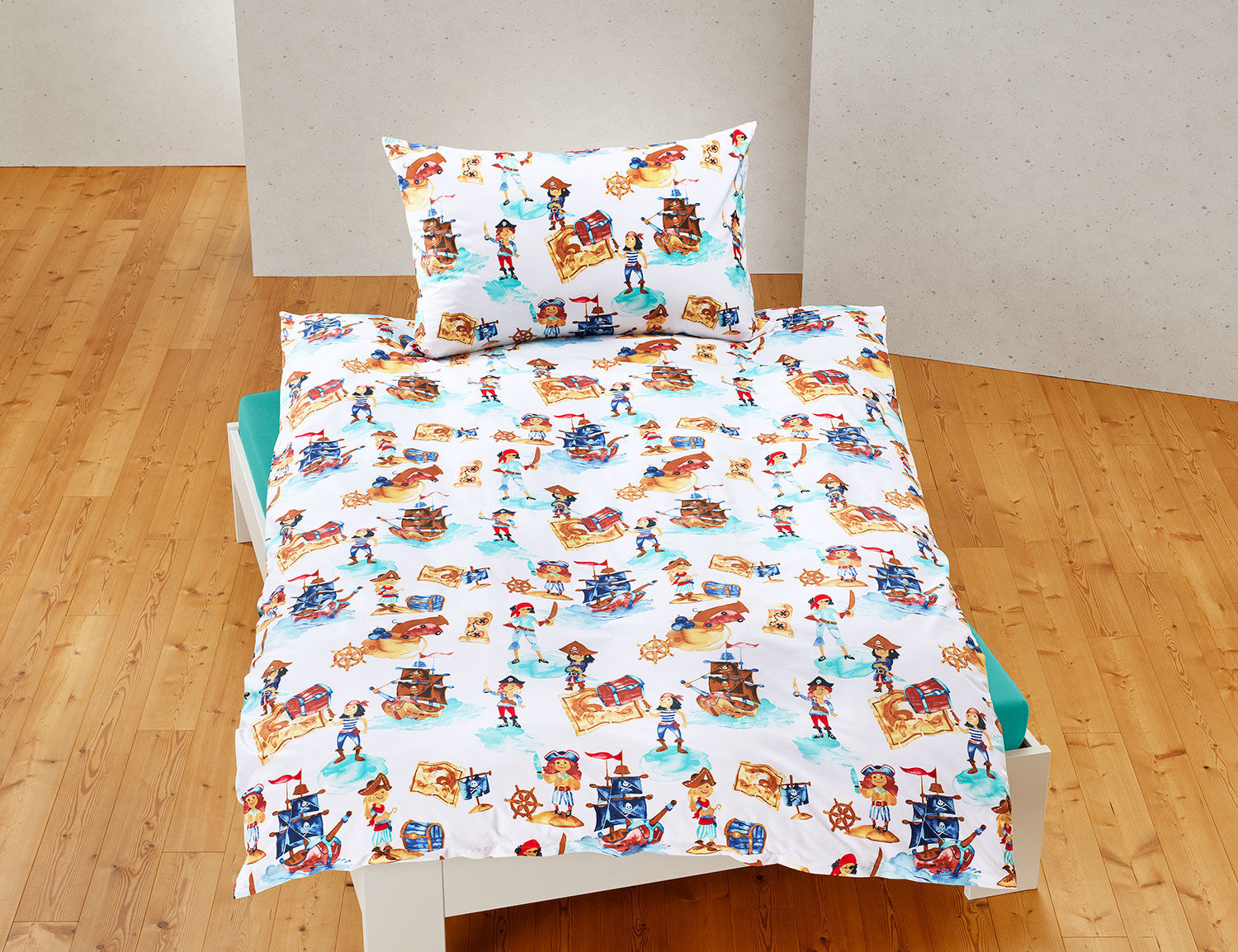 Bettwäsche mit Piratinnen und Seeräubermotiven
