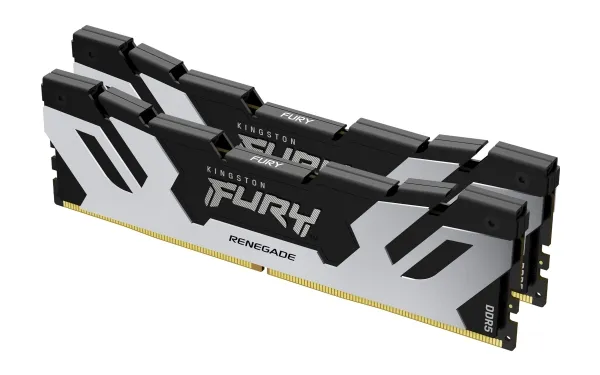 Kingston FURY Renegade - DDR5 - sæt - 32 GB: 2 x 16 GB - DIMM 288-PIN - 8000 MT/s / PC5-64000 - CL38 - 1.1 V - ikke bufferet - on-die ECC - sort med sølv