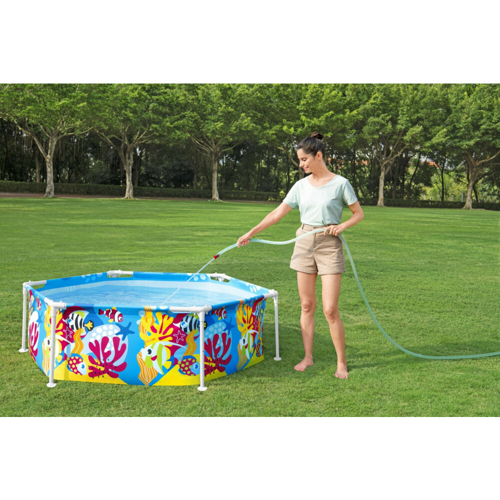 Bestway My First Frame Pool Splash-In-Shade Play Rond 183 cm