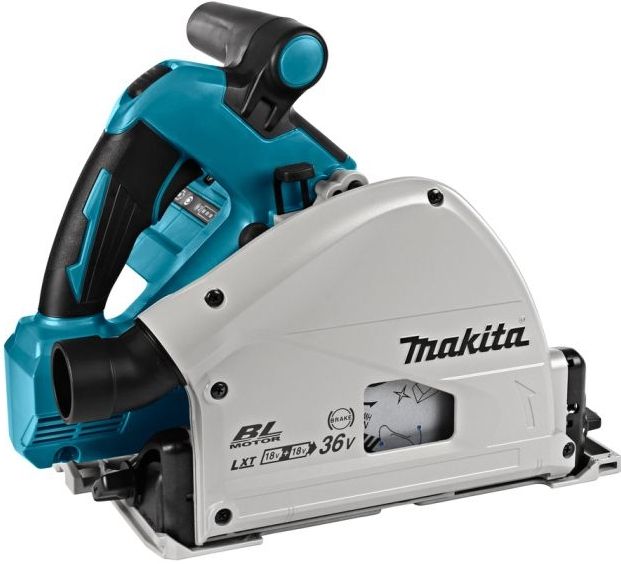 Makita DSP600ZJ2 Accu invalzaag LXT 2x18V - Geleiderail en tas - Zonder accu's en lader