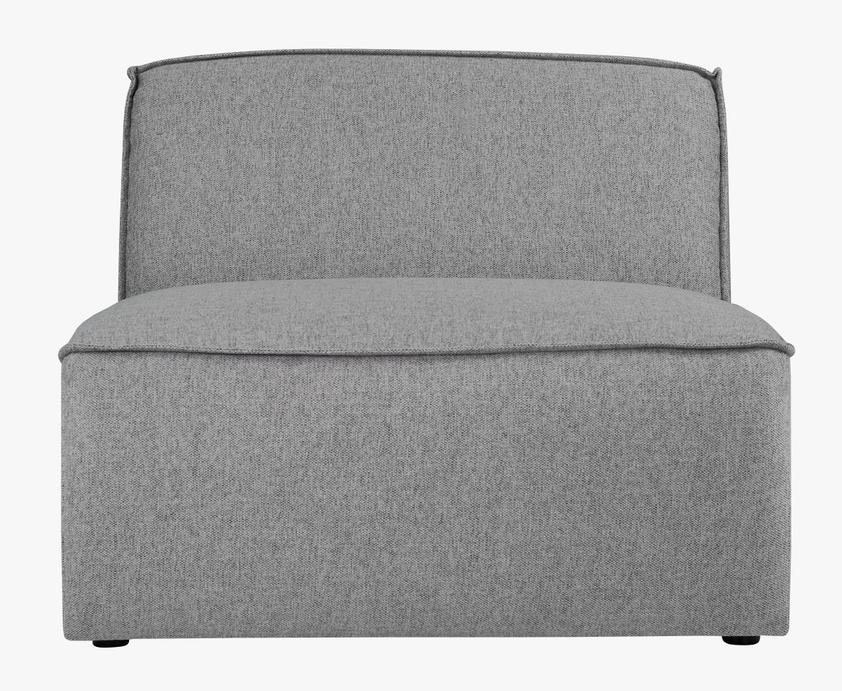 Modulsofa 1,5 seter uten armlener natur - 90x93x73 cm