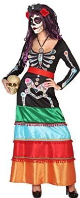 Th3 Party - Kostuum - Multicolour - 100% Polyester - Skelet - 2 Stuks