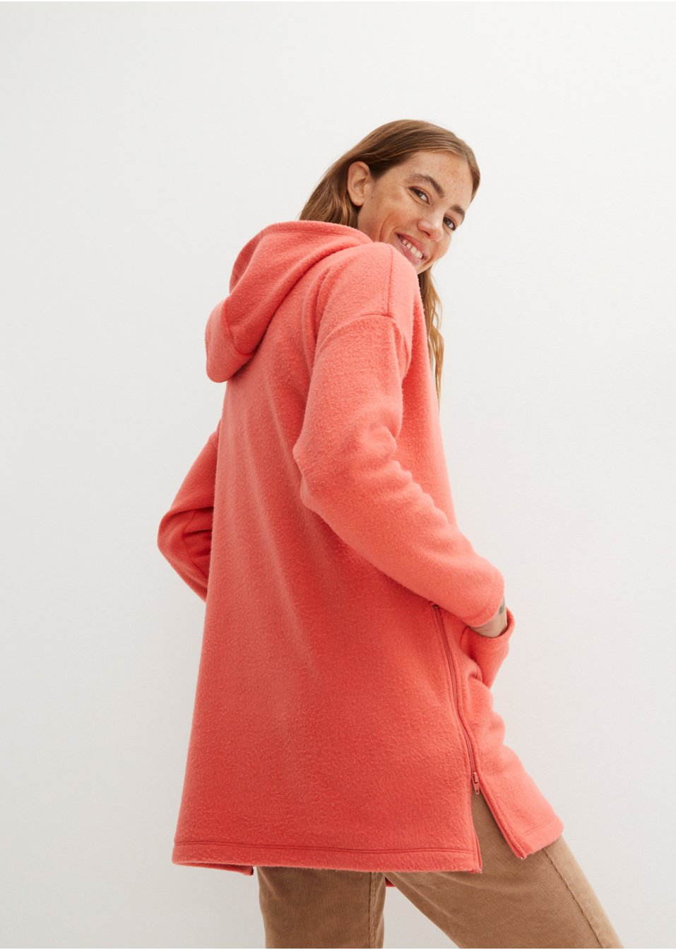 Pull long en polaire