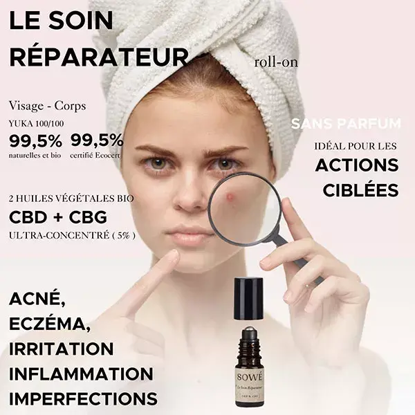 Sowé Organic Anti-Imperfeições Reparador Roll-On Anti-Espinhas 5ml