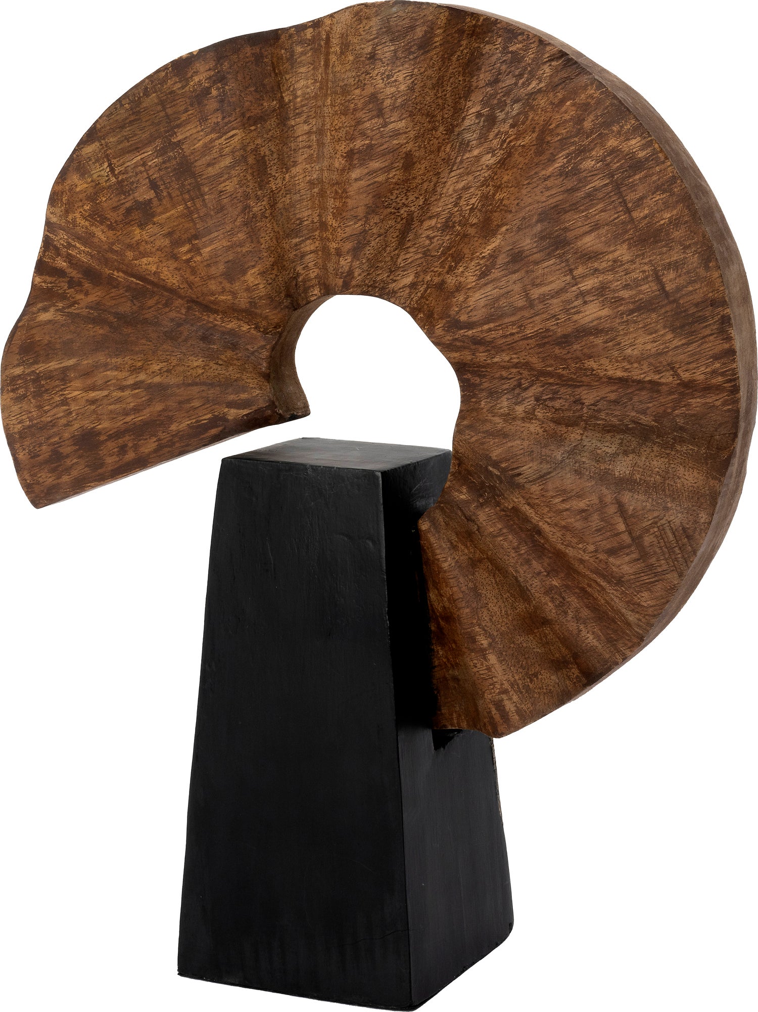 Intratuin beeld op voet Julie naturel / zwart 31 x 10 x 39 cm