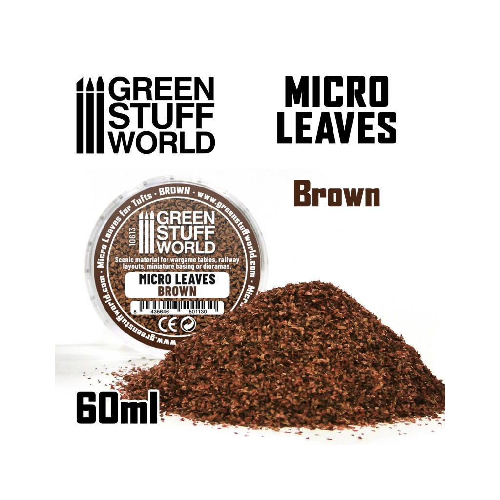 Micro Feuilles - Mélange Marron