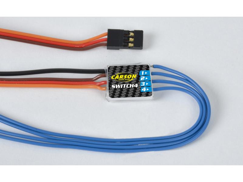 Carson Schaltmodul Reflex 6/14Ch Switch 4 (4 x 2.5 A) Modul