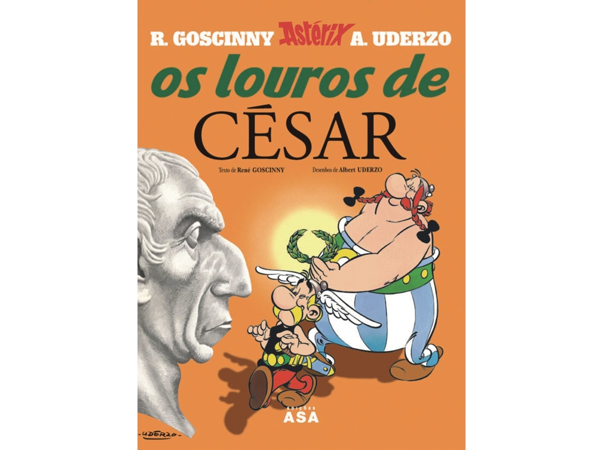 LIVRO ASTÉRIX OS LOUROS DE CESAR Nº18