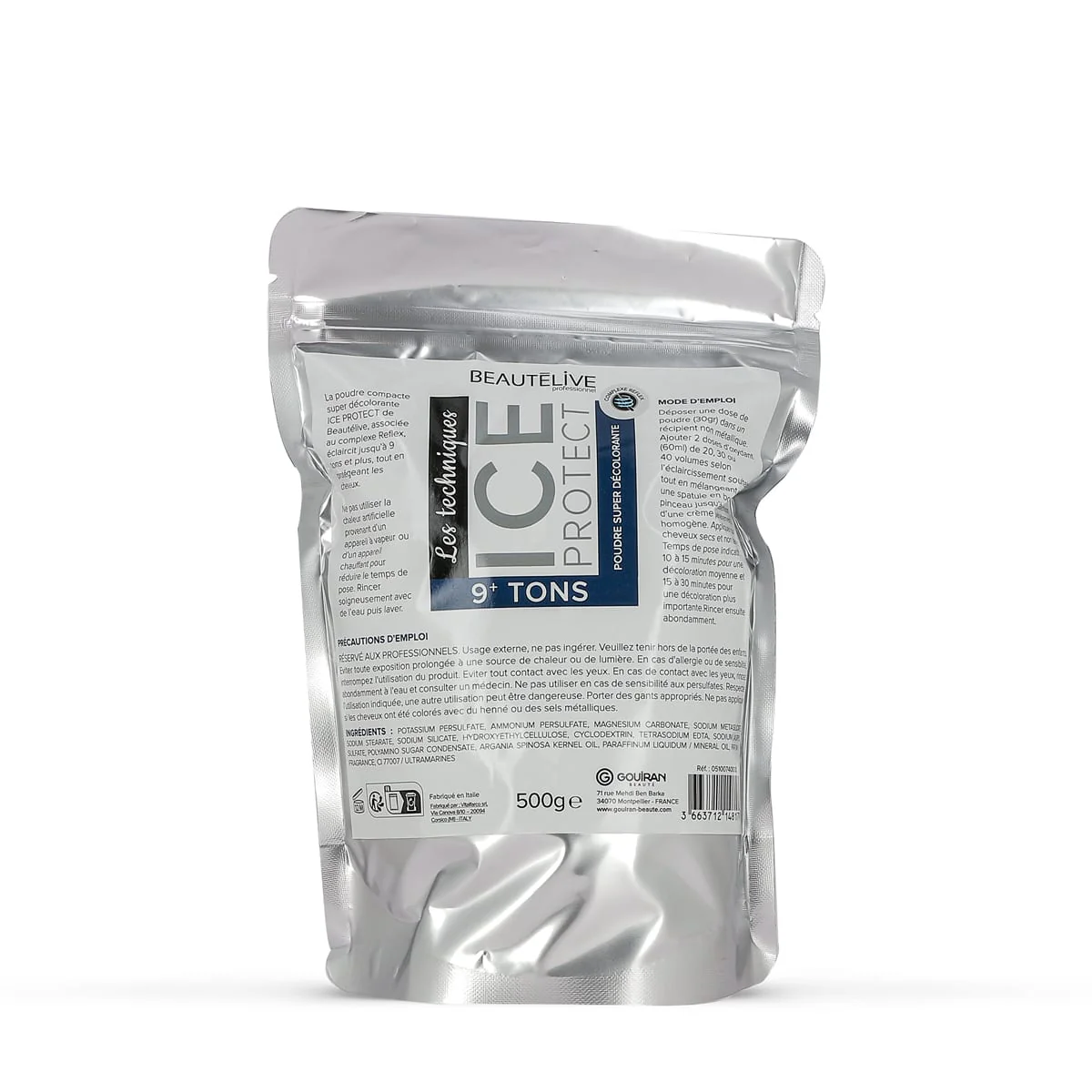 Poudre super décolorante avec système protecteur Ice Protect Les techn