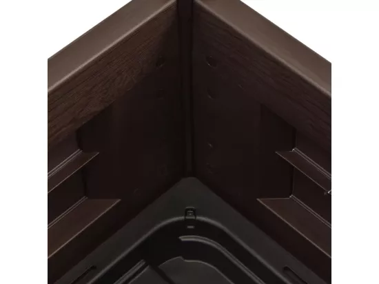 Lit surélevé de jardin PP Moka 43x43x35 cm