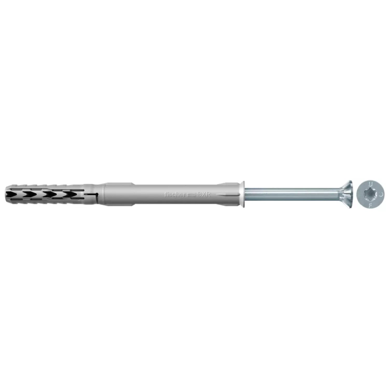Fischer 46266 Constructie-/kozijnplug SXR 10 x 140 T - T30 - verzonken schroef - verzinkt staal (50st)