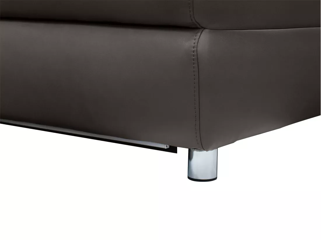 Pareli | Canapé 2 places avec fonction électrique en PU/cuir marron