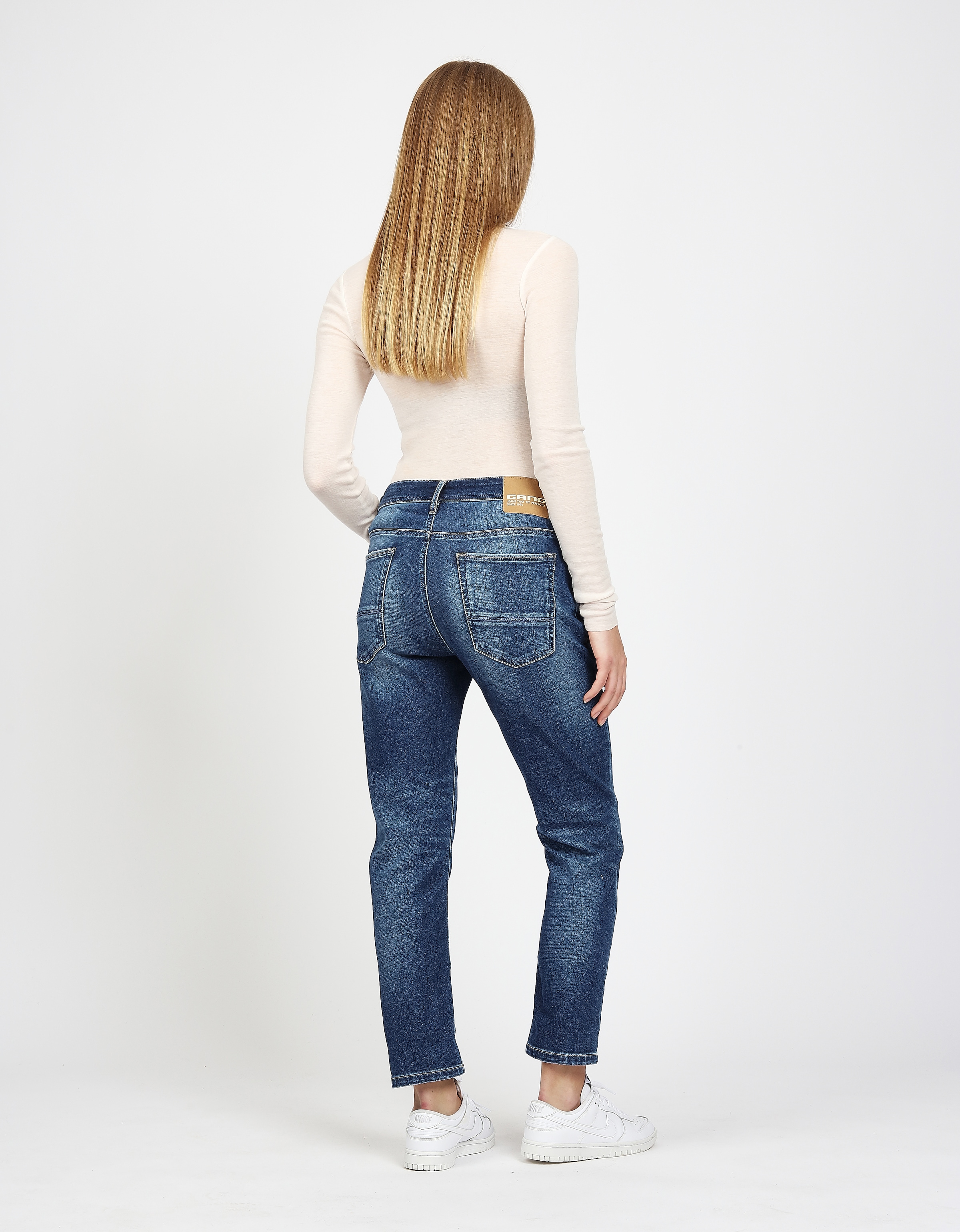 GANG Boyfriend-Jeans »94NICA CROPPED« mit geraden und verkürzten Beinverlauf