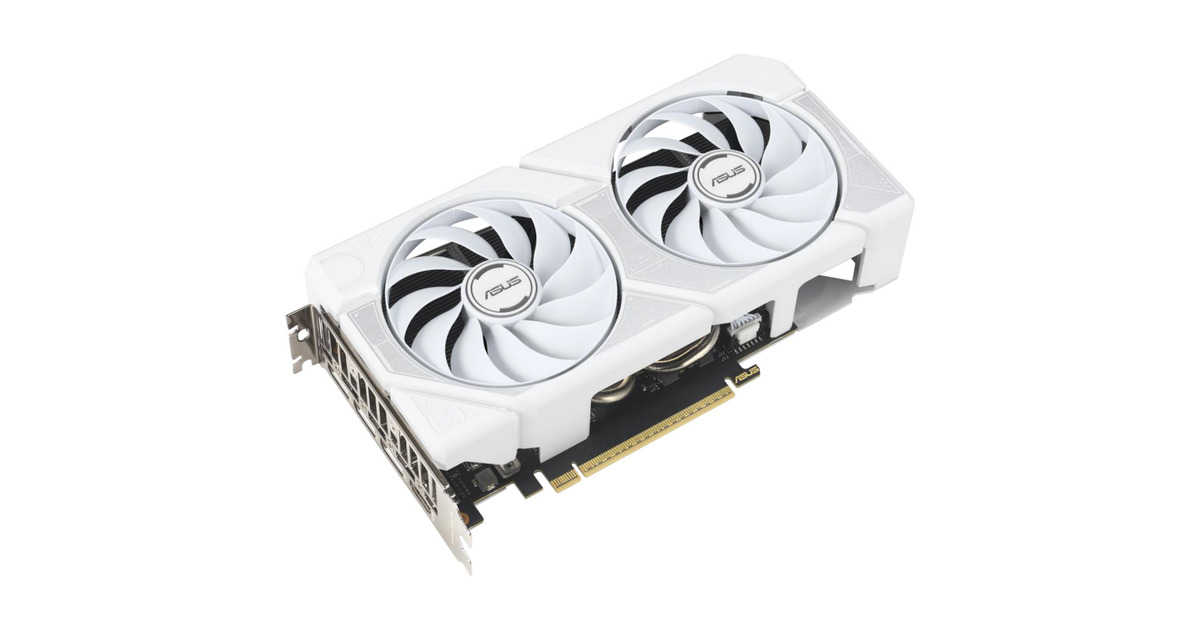 ASUSDUAL GeForce RTX 5060 Ti OC 16G White Edition grafische kaart  (Wit, 3x DisplayPort, 1x HDMI)