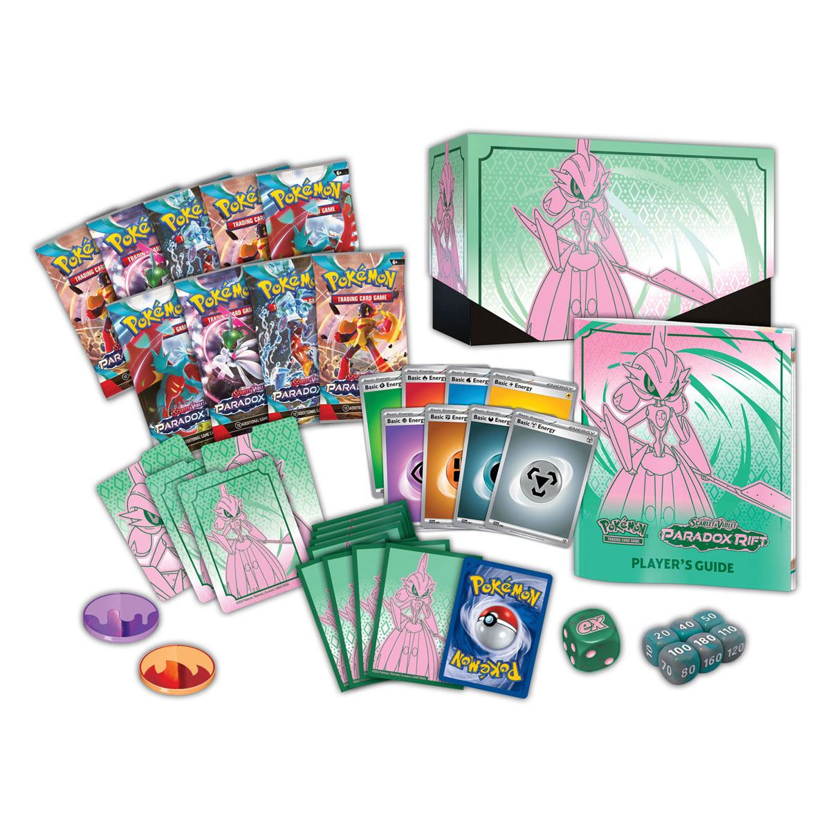 Pokemon TCG S&V Paradox Rift Elite Trainer Box Iron Valiant