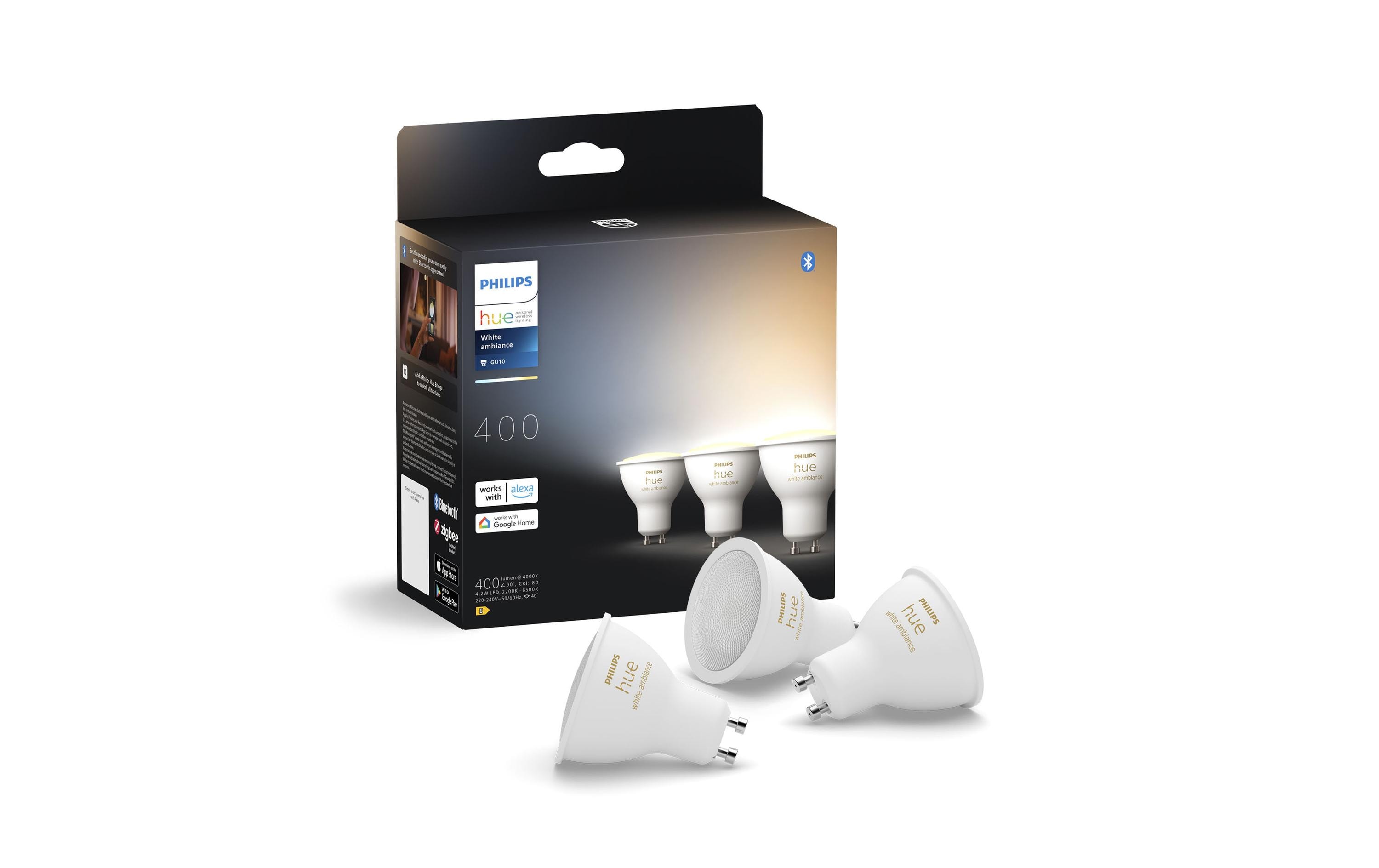White Ambiance GU10 DreierpackSchönere Momente in smarter Beleuchtung