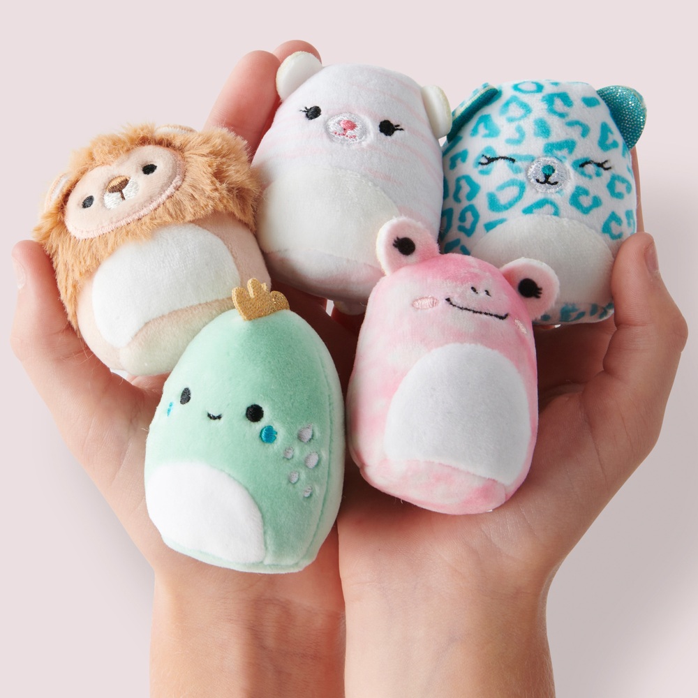 Squishville von Original Squishmallows Wild Ones Squad Plüschtier-6er-Pack